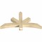 Ekena Millwork Alberta Rough Sawn Timber Gable Bracket, Douglas Fir, 48"W x 26"H x 4"D x 4"F, 13/12 Pitch GBW048X26X0404ALB00RDF - alternate 4